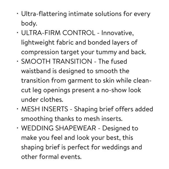 Maidenform Shapewear Large Modern Sculpts Ultra Firm High Waist Brief NWT Cool - Picture 10 of 12